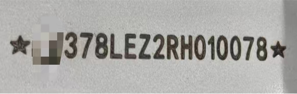 automated laser VIN deep marking
