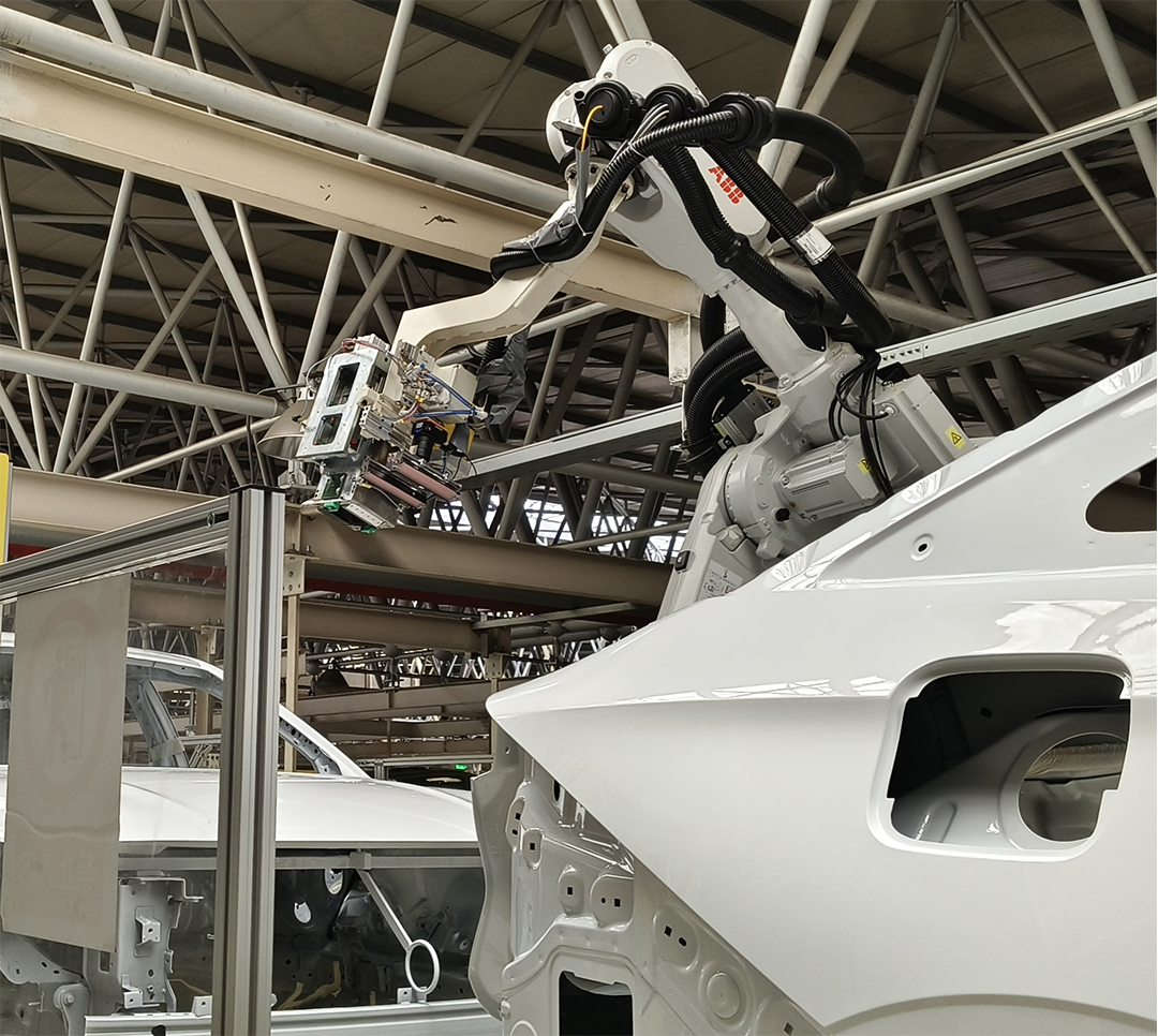 Robot Laser VIN Deep Marking Solution for Confined Final Assembly Lines