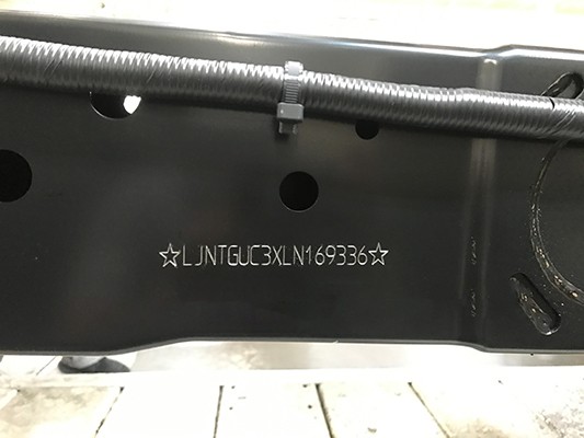 Automotive VIN Marking Application Case Study
